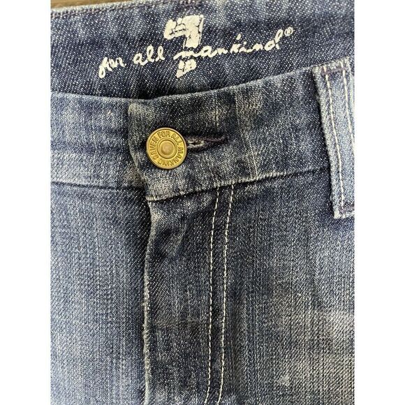 7 for All Mankind A Pocket Flare Leg Jeans, Size 32 (14) X 29 - Picture 3 of 12